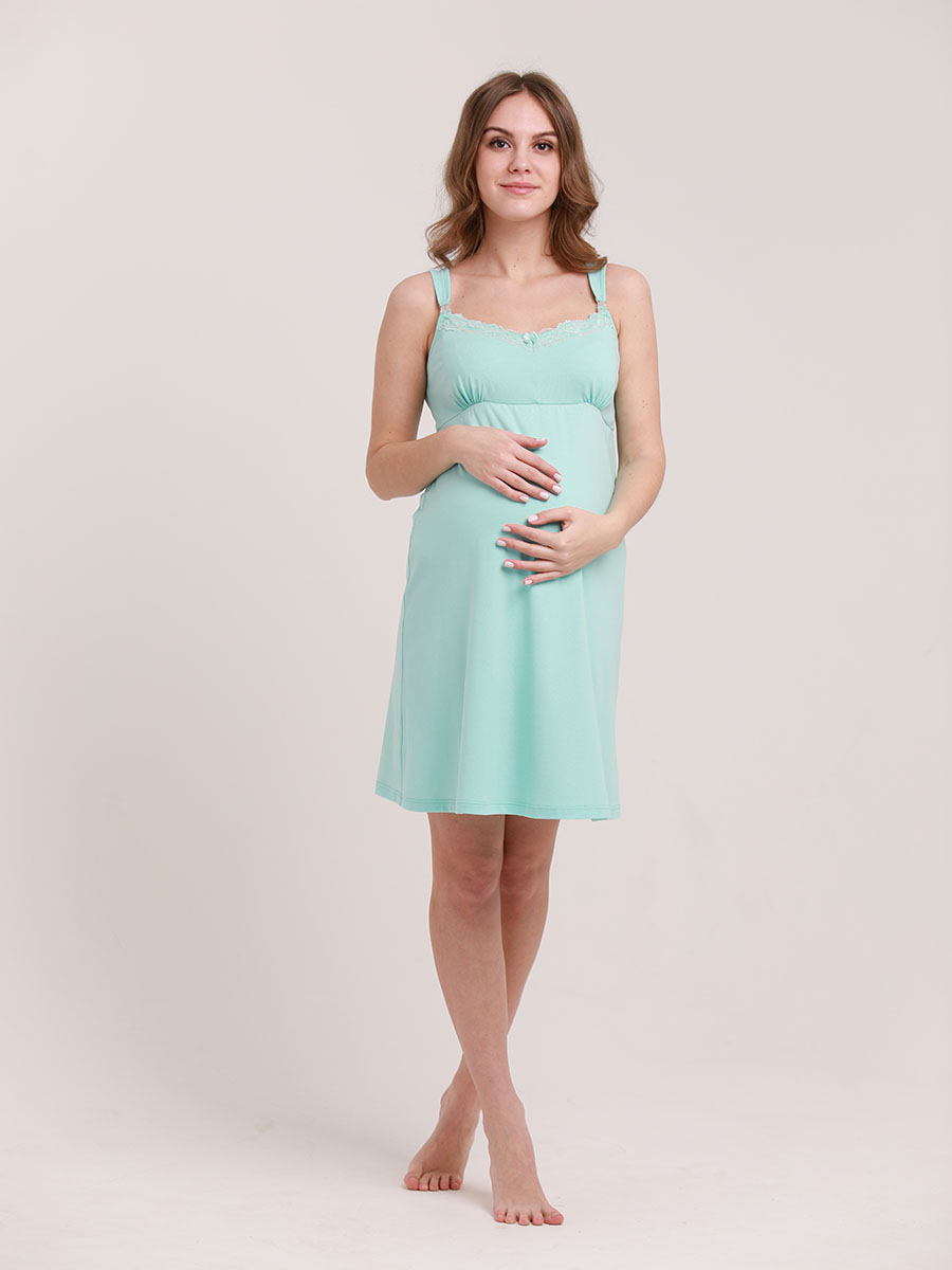 Сорочка женская для беременных и кормящих 1-НМП 35202 ФЭСТ 