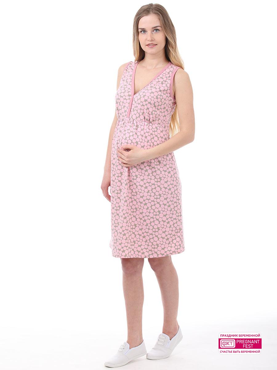 Сорочка женская для беременных и кормящих П40505 ФЭСТ 