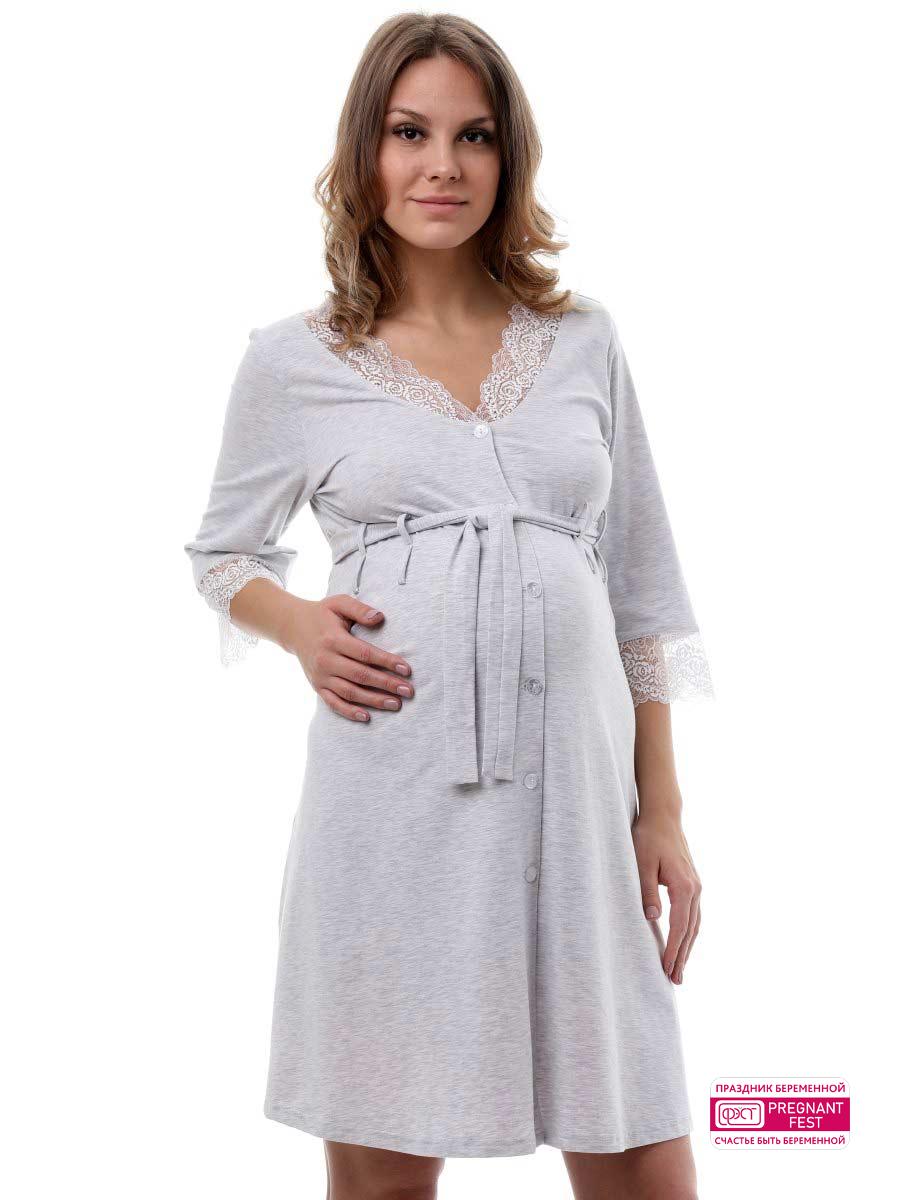 Халат женский для беременных и кормящих 1-НМК 02202 ФЭСТ 