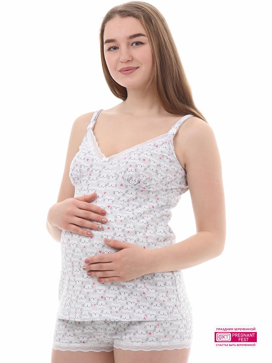 Пижама женская для беременных и кормящих 1-НМП 30940 ФЭСТ 