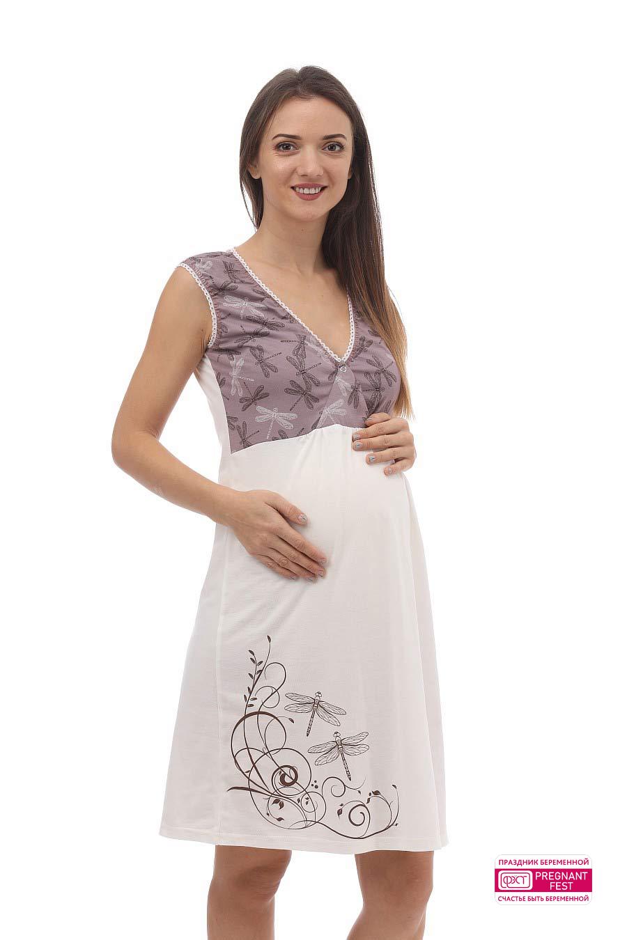 Сорочка женская для беременных и кормящих 1-НМП 19501 ФЭСТ 