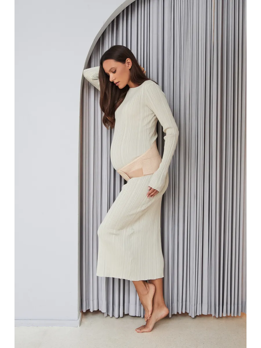 Бандаж 1644 для беременных пояс дородовой универсальный бежевый