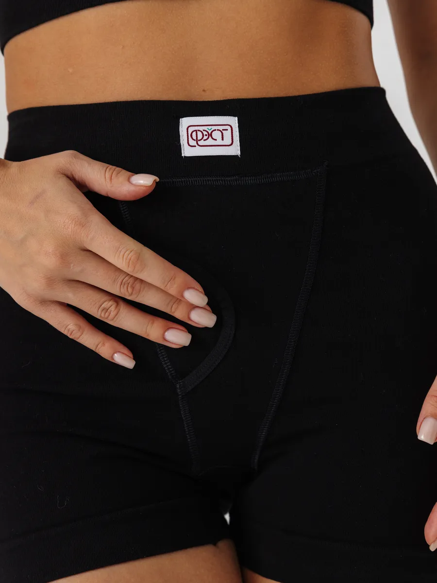 Бесшовные трусы-боксеры ФЭСТ/черный