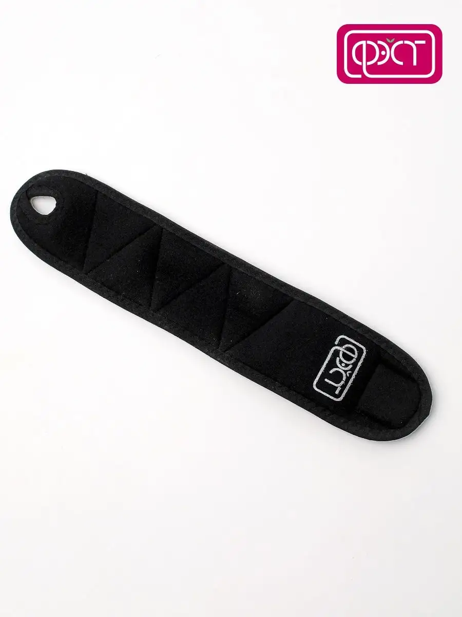 Напульсник спортивный на запястье, суппорт черный