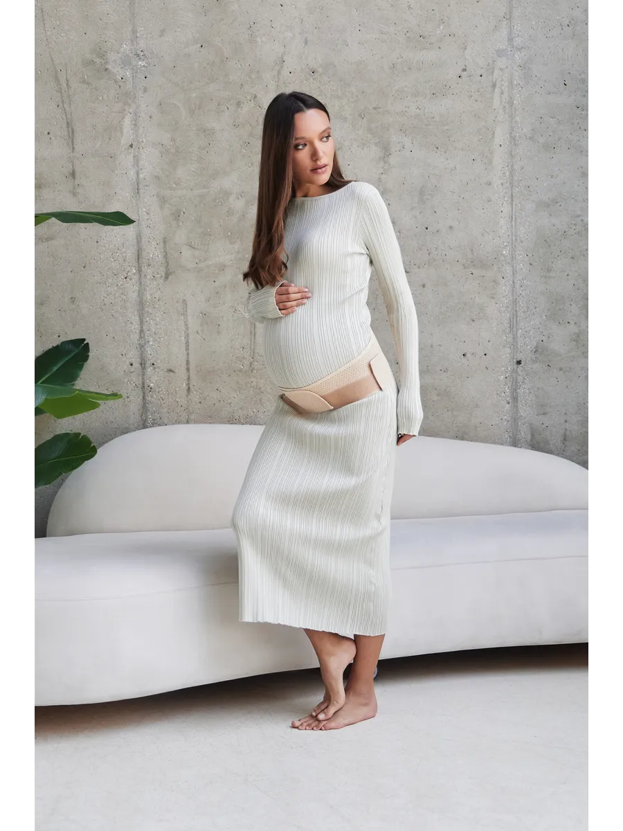 Бандаж 1644 для беременных пояс дородовой универсальный бежевый