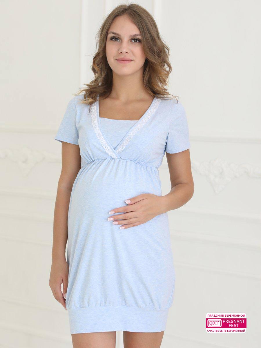 Сорочка женская для беременных и кормящих 1-НМП 02702 ФЭСТ 