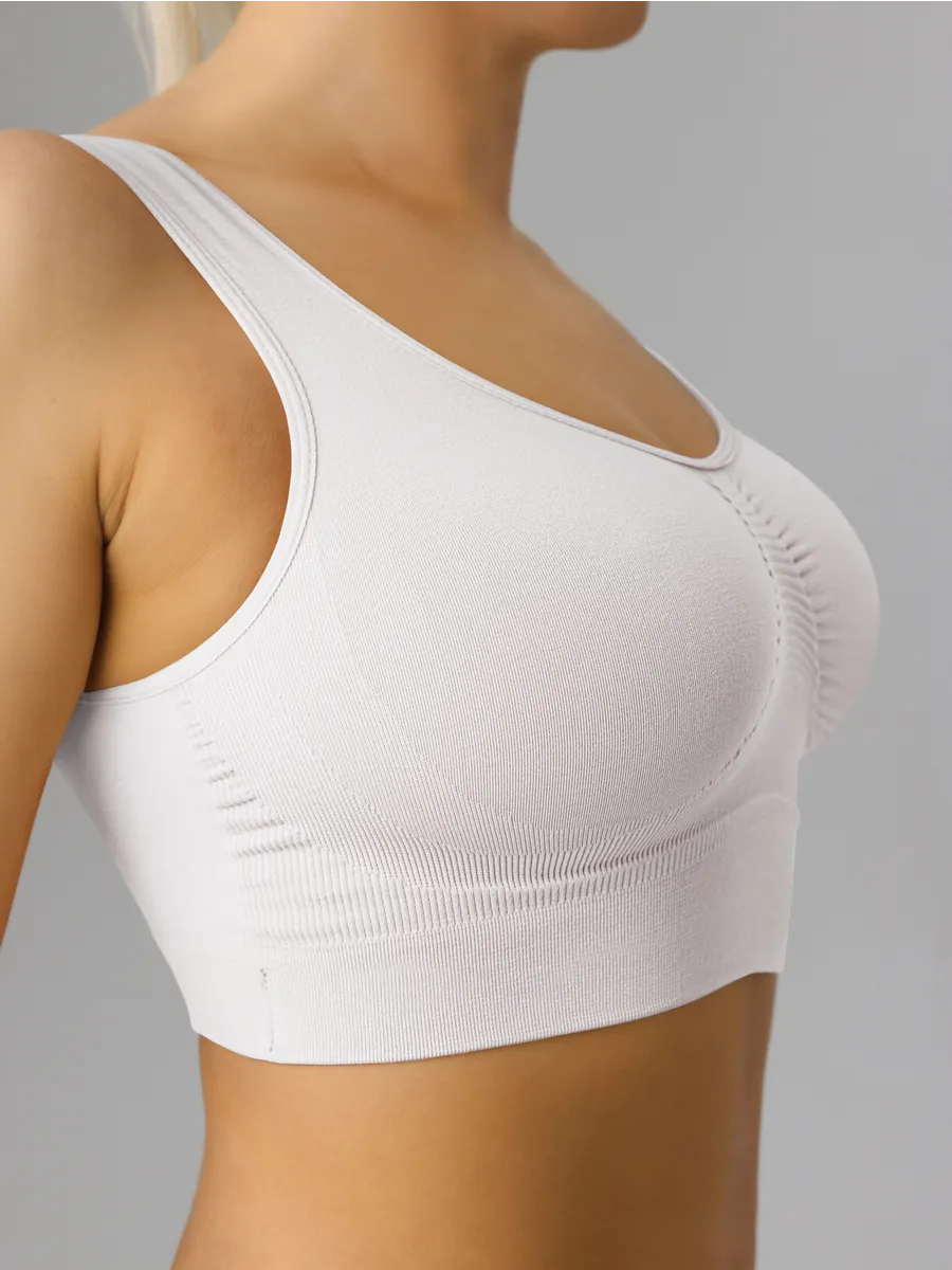 Топ бесшовный без косточек 734Б ФЭСТ/белый 