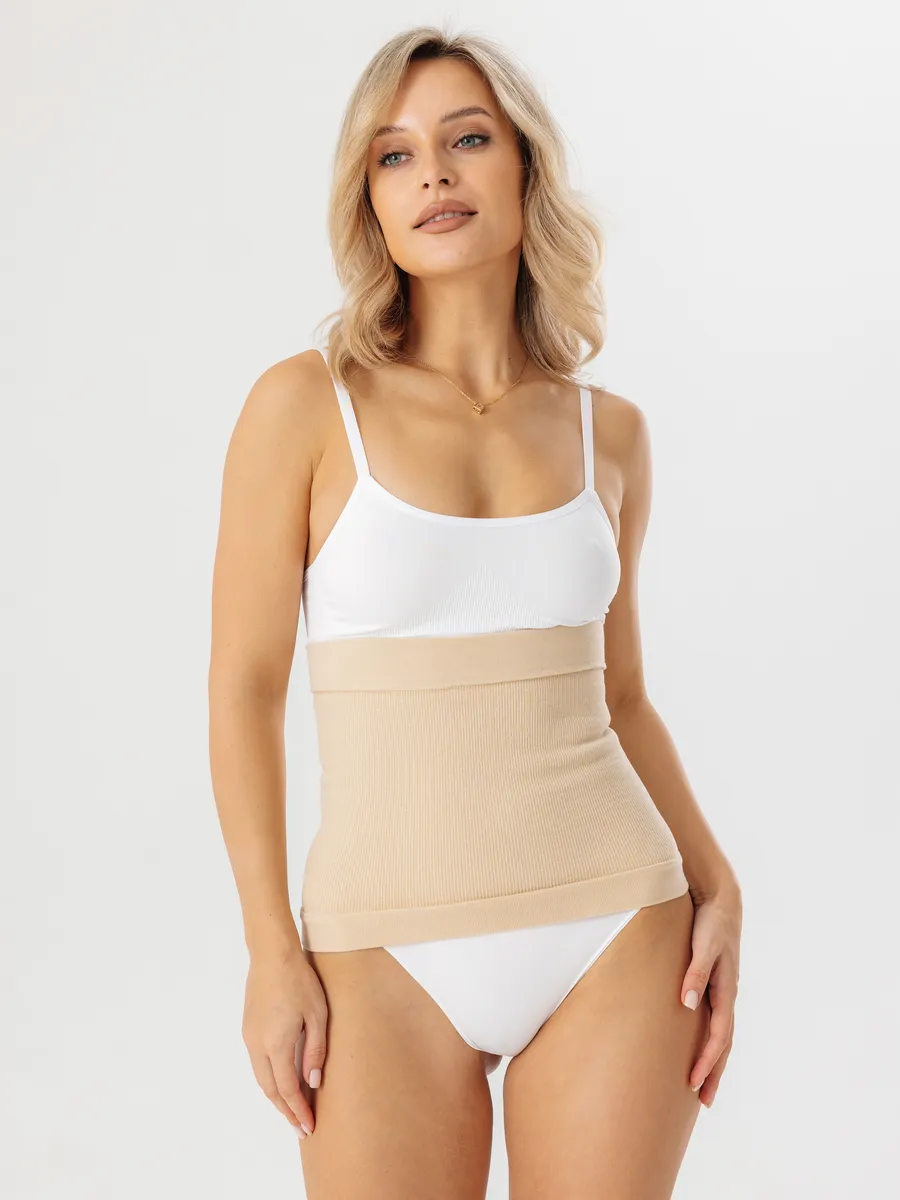 Пояс бесшовный послеродовой 251Б ФЭСТ/бежевый