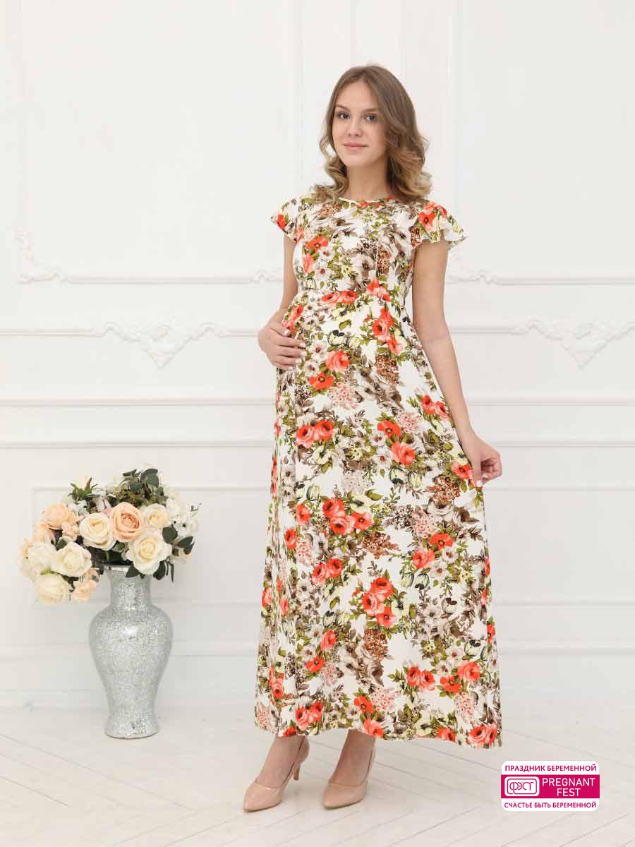 Платье женское для беременных и кормящих 3-НМ 45712 ФЭСТ 