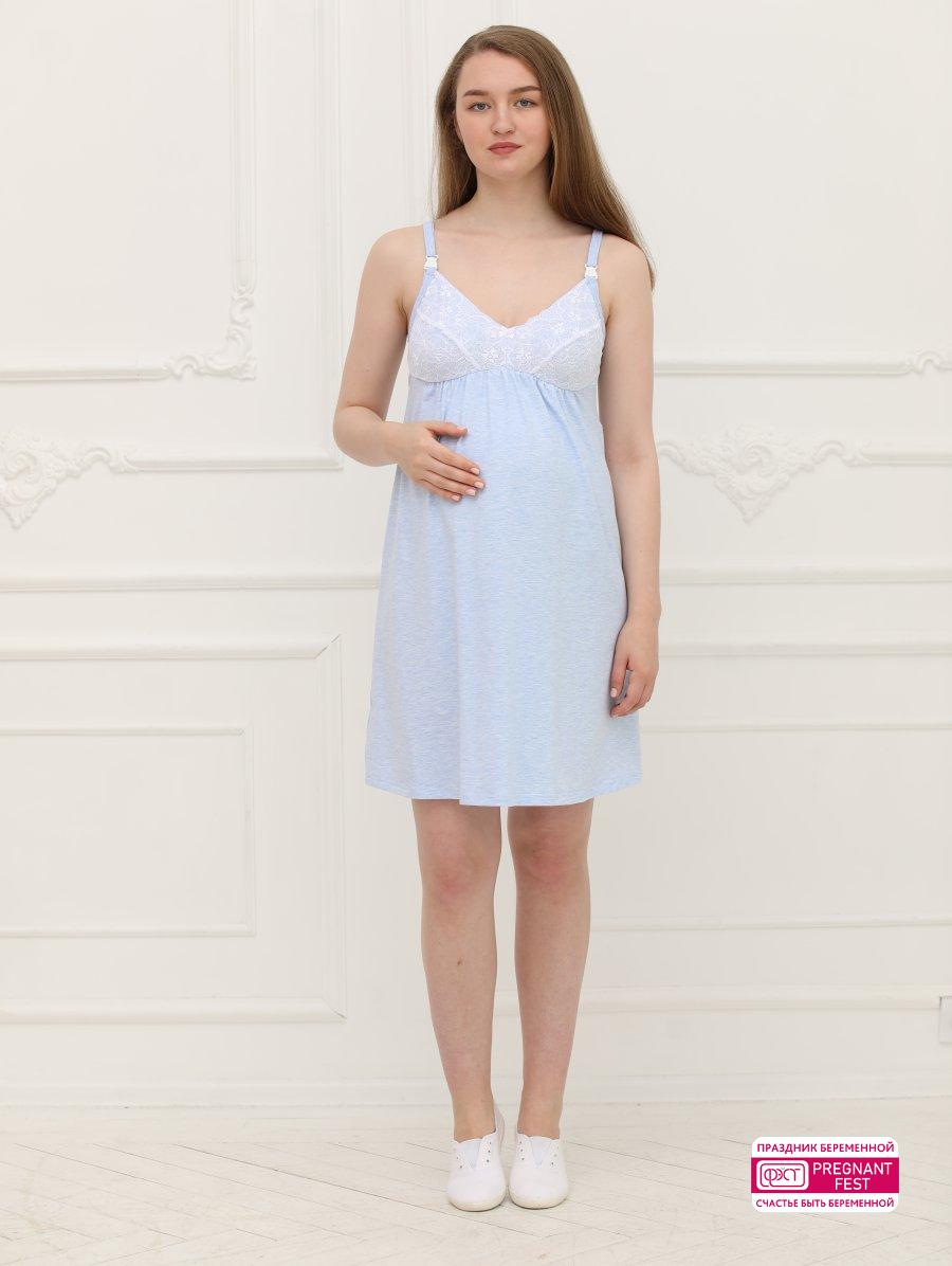 Сорочка женская для беременных и кормящих 1-НМП 21502 ФЭСТ 