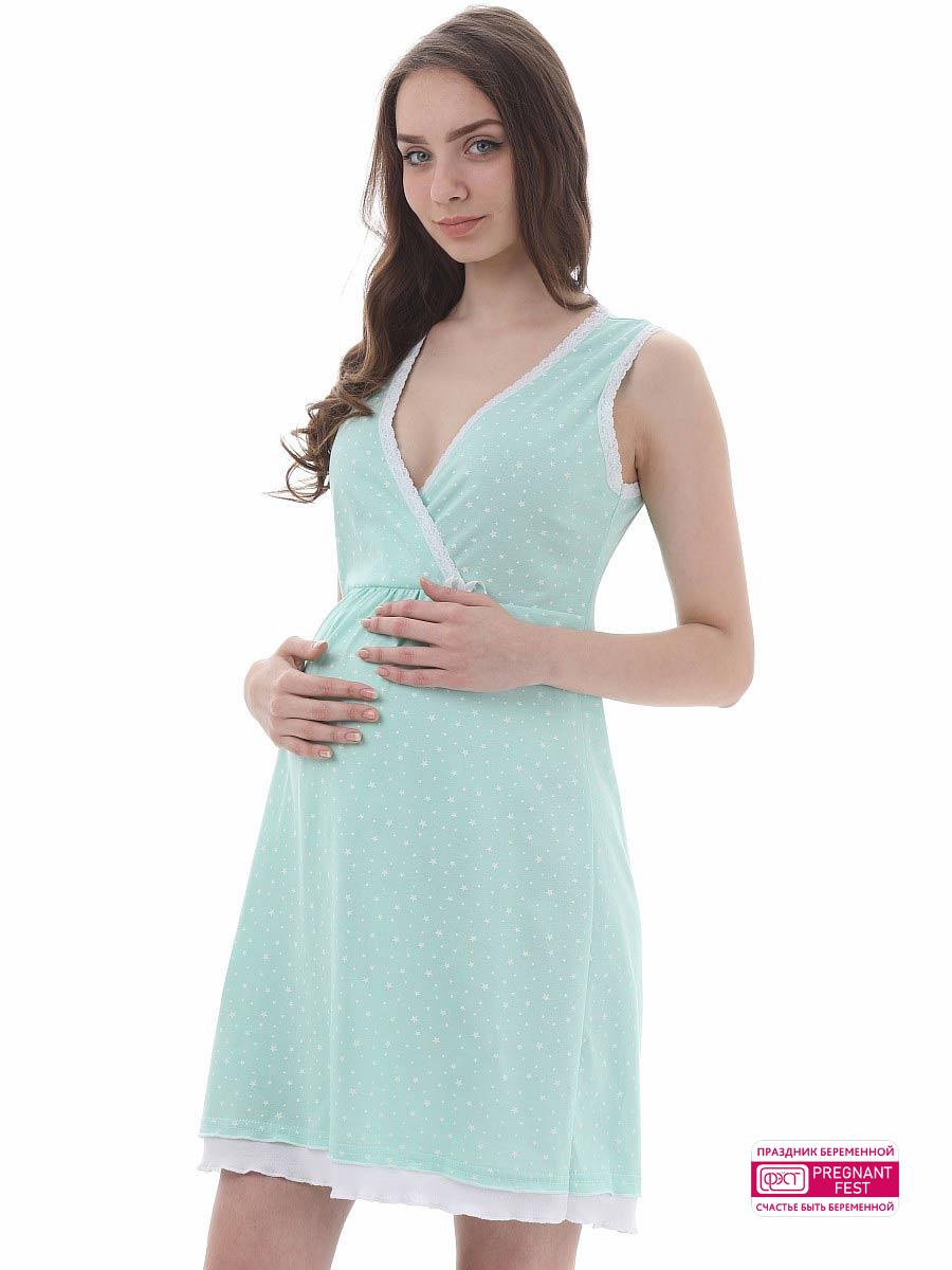 Сорочка женская для беременных и кормящих 1-НМП 24901 ФЭСТ 