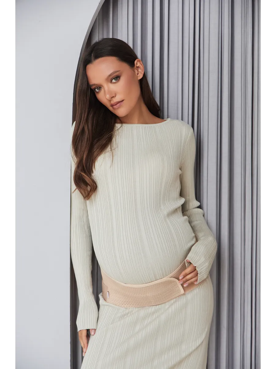 Бандаж 1644 для беременных пояс дородовой универсальный бежевый