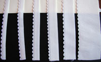 Эластичные отделочные ленты изготовлены специально фабрикой &laquo;Lauma&raquo;