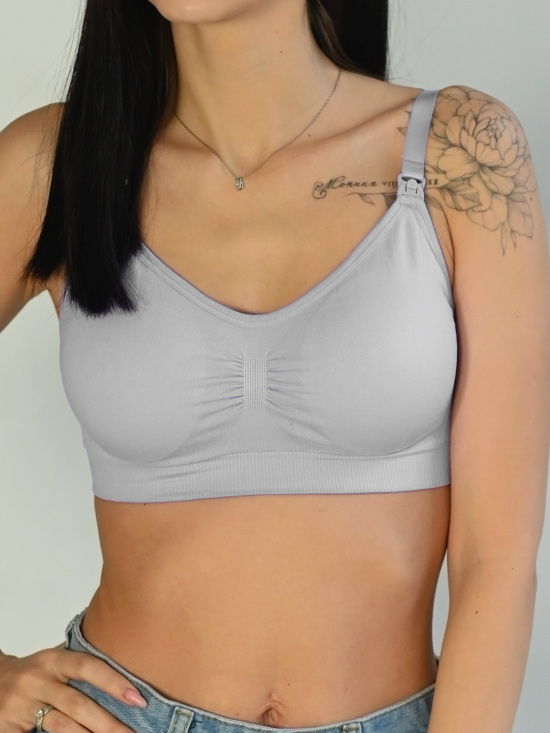 Бесшовный бюстгальтер прекрасно подойдёт во время беременности или кормления Бесшовный бюстгальтер прекрасно подойдёт во время беременности или кормления