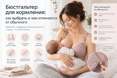 Чем отличается бюстгальтер для кормления от обычного: особенности