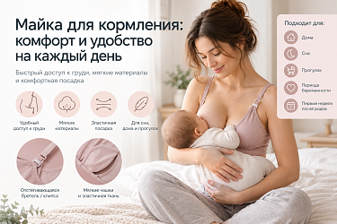 Майка для кормления — кому подойдет и как выбрать
