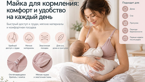 Майка для кормления — кому подойдет и как выбрать
