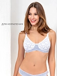 серый меланж/белый