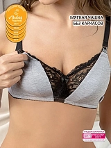 серыймеланж/черный
