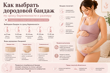 Как выбрать дородовой бандаж по сроку беременности